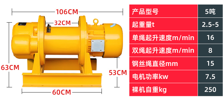 電動卷揚機和電動葫蘆一樣嗎？有什么區別